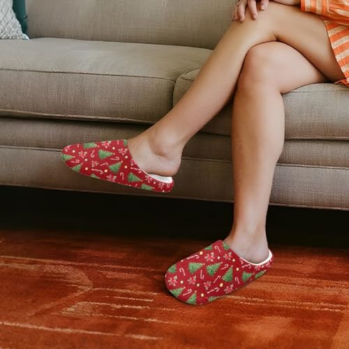 Bedroom Slippers Women Comfortable Cotton Slippers Closed Toe3