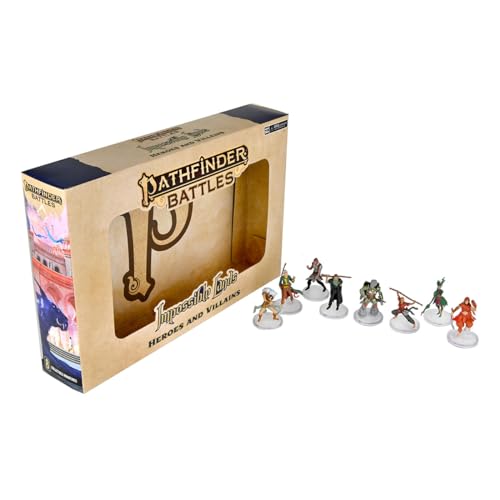 Pathfinder Battles: Impossible Lands hj ltar och skurkar boxat set