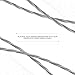 10m 3 Core Twisted Cable Vintage Italian Style Braided Electrical 6mm Cable with Earth Wire, Antique Rope Black Silk Lighting Flexible Fabric 0.75mm Cord, DIY Pendant Light