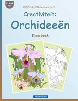 BROCKHAUSEN Kleurboek Vol. 2 - Creativiteit: Orchideeën: Kleurboek