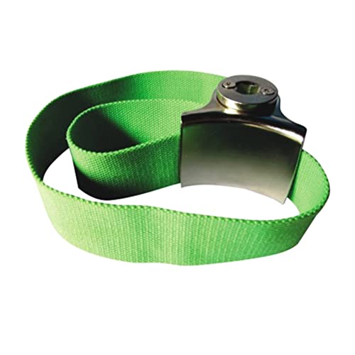 Práctica llave de filtro de aceite ajustable de 40 – 180 mm de alcance, correa de lona para filtros de aceite, extractor de llaves para espacios estrechos