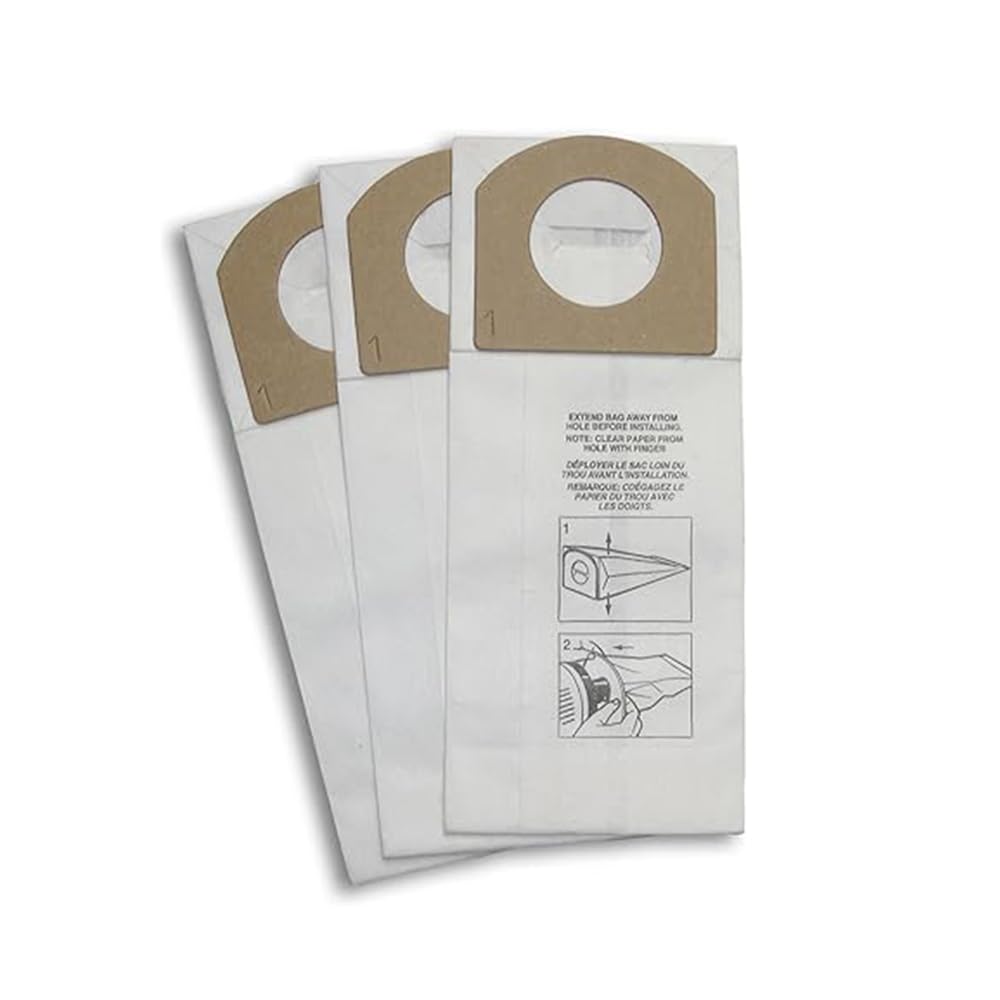 GULUANT 3 Pack Replacement 3010347001 Vacuum Bag for Dirt Devil 103 10515 DD120 150ZUK M150CAWC D520 DD520B 537CA 537CAB M550CA 553Z 553ZUK 560 06500 08130 08130B 08130CA 08500 08500CAB 08510B Models