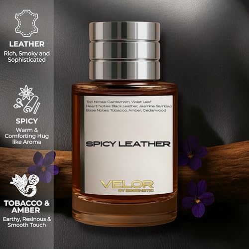 Image of Eau De Parfum for Man | Long Lasting Leather Fragrance | Premium Luxury Perfume | Everyday Use Scent | Ideal Gift for Him & Her - 30ml (Spicy Leather)