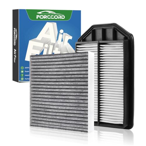 Image of Cabin & Engine Air Filter Combo for Honda CR-V L4-2.4L Gas 2007-2009 | Replace#CF10134,17220RZA000,Air Filter Kit Replacement Car Accessories