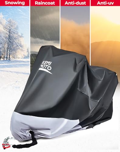 Image of KEMIMOTO Motorcycle Cover with Lock Hole Compatible with Surron Grom Navi CT125 Z125 Pro TNT 125 /135 Super73 S /Z /R Mini Motorcycle Rain Cover Waterproof Sunlight Dust All Weather