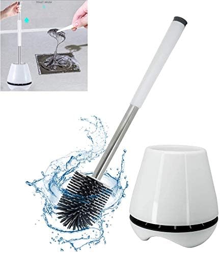 Amazon トイレブラシ ケース付き おしゃれ ピンセット付き 傷がつきにくい トイレ掃除用品 ホワイト トイレブラシ ホーム キッチン オンライン通販