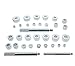 ABN Master Bushing Driver 33-Piece Set – Metric & Standard SAE Bushing, Bearing, Seal Removal & Installation Tool Kit