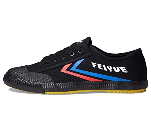FEIYUE Fe Lo 1920 Low Top Canvas Performance Shoe with Rubber Sole Everyday Fashion Sneaker Black