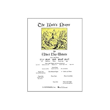 G. Schirmer Ther Lord's Prayer Violin And Piano By Malotte