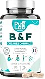 B&F – Actifs 100% Naturels, Plantes et Vitamines - 120 gélules Vegan - Fabriqué en France
