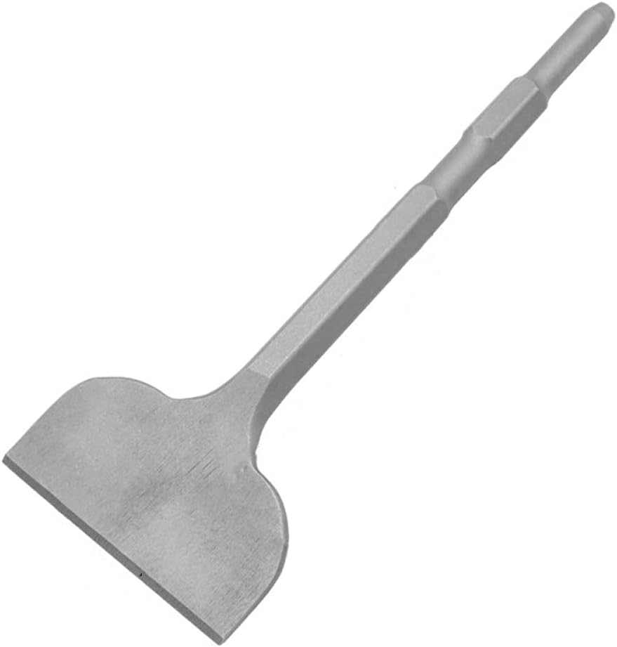 Electric Hammer Chisel Round Shank Two-pit Two-slot Curved Chisel Shovel Wall Concrete Impact Drill Elbow Widening Chisel,Chisel 17x280x75mm