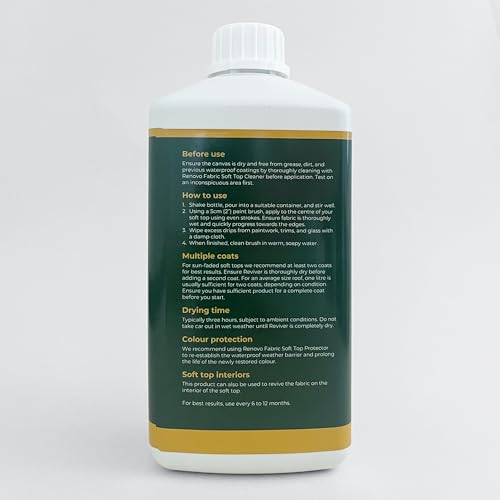 Renovo Reviver - Farbstoff Haube (Schwarz), 1 l (1er Pack), 1 Liter