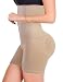 Produktbild Donge Damen Shapewear Bauch Weg Figurformender Miederhosen Taillenformer Miederpants Miederslip Body Shaper (Beige, L)