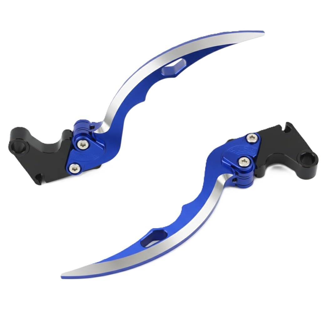 AeroParts Bike Bike Motorcycle Aluminum Blade Brake Clutch Levers/Break Lever for Bike Blue AB-37 Compatible with Pulsar Ns 200-image-14