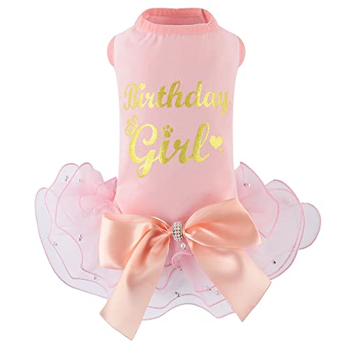 Vestido Glitter Princesa para Perro XL Rosado