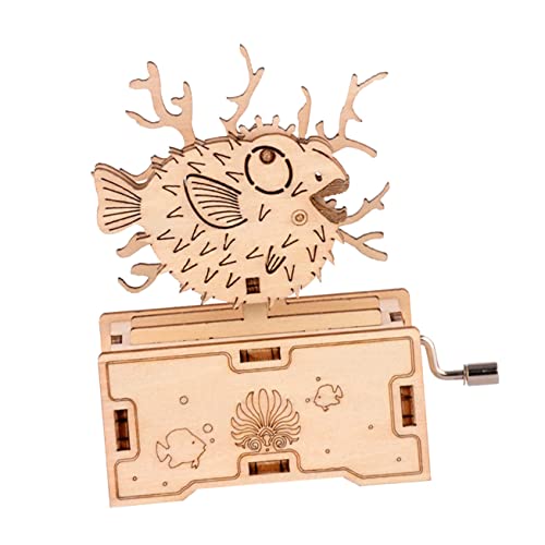 LIFKOME Holz Spieluhr Bausatz Tierform DIY Spieluhr zum Selberbauen Lernspielzeug für Junge Mädchen