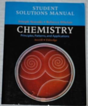 Paperback Student Solutions Manual for Chemistry: Principles, Patterns, and Applications Book