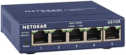 NETGEAR 24-Port Gigabit Ethernet Unmanaged Switch (JGS524) - Desktop or Rackmount, and Limited Lifetime Protection