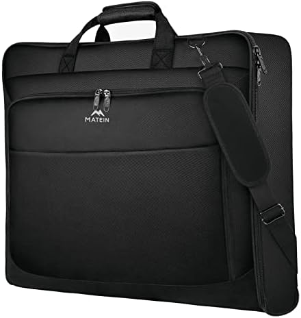 MATEIN Anzugtasche Herren, 40L Große Anzugtasche,Anzug Tasche Reisen | Garment Bag bis zu 3 Anzüge für Business Reisen, Wasserdichte Kleidersack Anzug mit Schultergurt, Für Hemden,