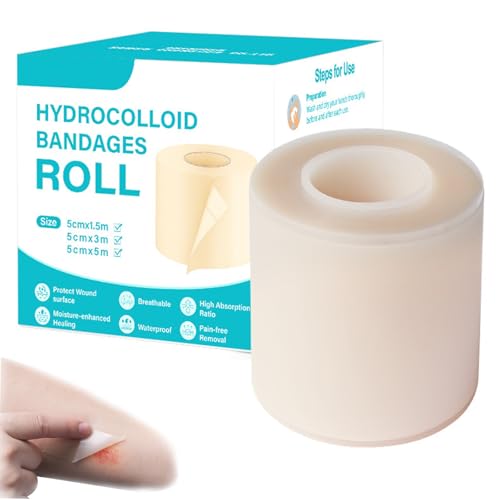 Rouleau hydrocolloide 5cmx5m découper pansement imperméable
