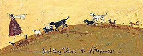 Walking Down to Happiness アートプリント Amazon.com: Sam Toft - Walking Down To Happiness Art Print