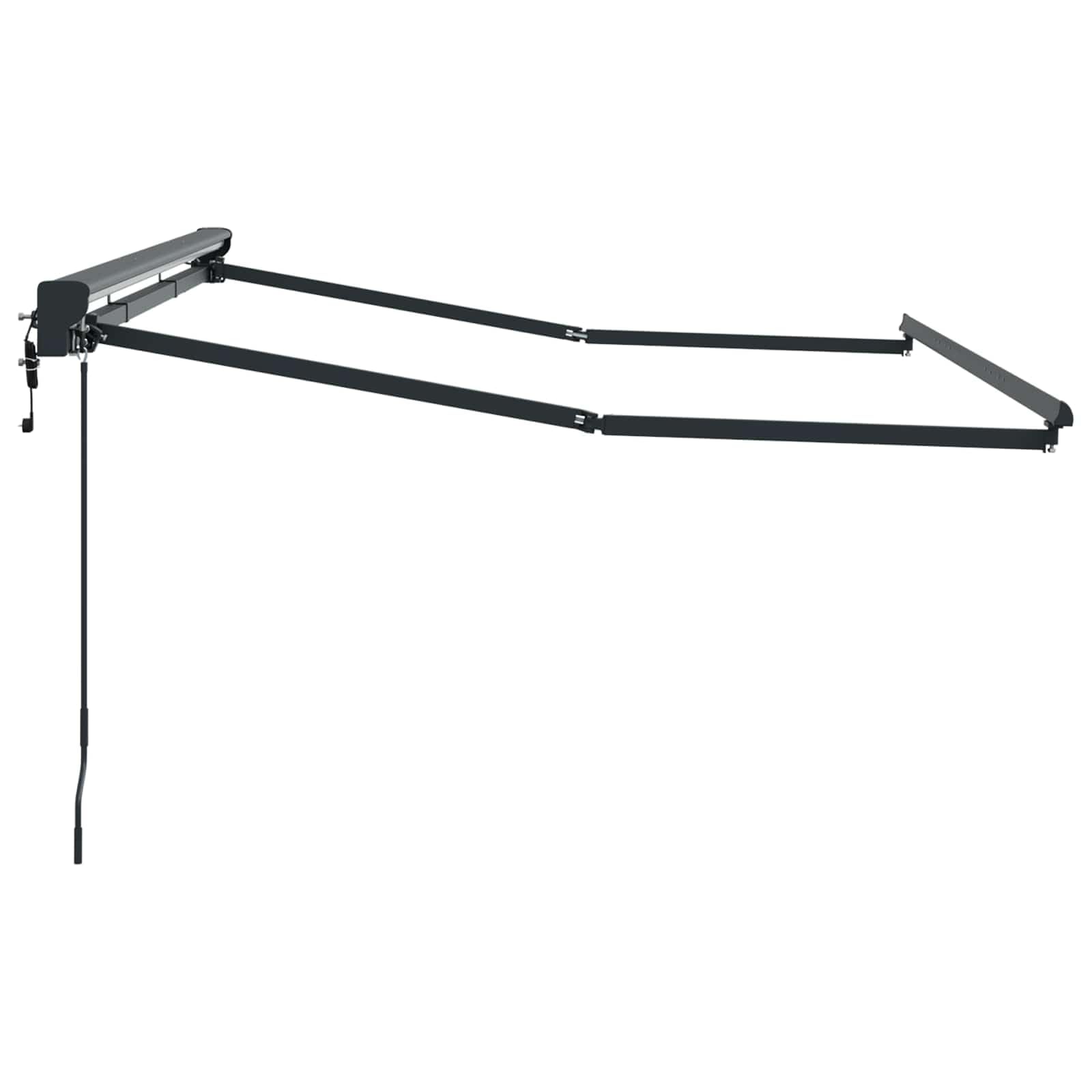 Hothingwell Antracytowa elektryczna wysuwana rama 3x2 m stal