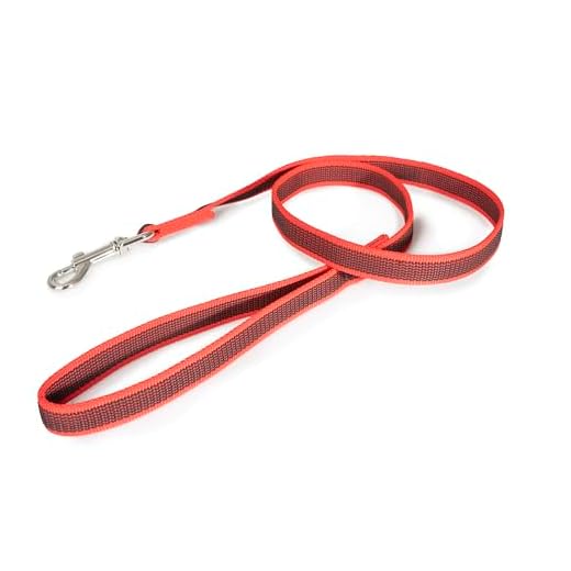 Julius-K9, 216GM-PN-S1, Color & Gray gumierte Leine, pink-grau, 20 mm x 1 m mit Schlaufe, max für 50 kg Hunde 3 Julius-K9, 216GM-R-S1, Color & Gray gumierte Leine, rot-grau, 20 mm x 1 m mit Schlaufe, max für 50 kg Hunde