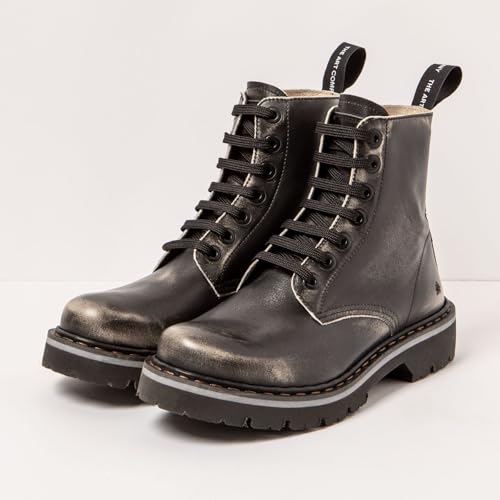 Art Unisex. 1116616EH003_001 Botas De Couro 1166 Marina Preto (46), Plano, CordãO, Casual - 2