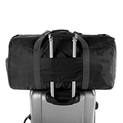 Duffel Bag 60L Packable Duffle Bag with Shoes Compartment Unisex Travel Bag Water-Resistant Duffle Bag