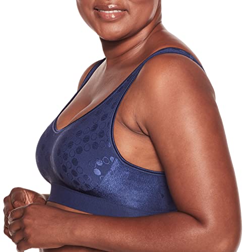 Bali Women's Comfort Revolution Shaping Wirefree Bra, In The Navy, Large #TOP1
