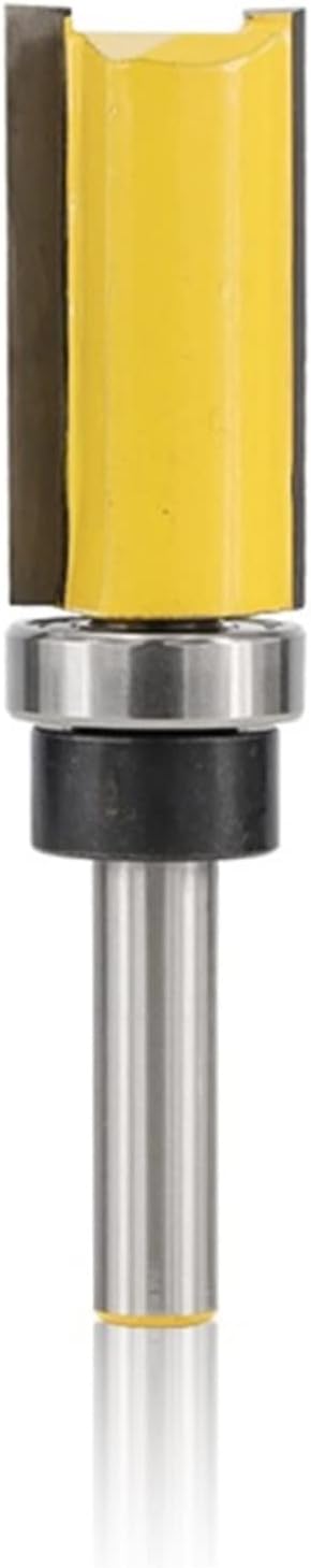 1pc 8mm Shank Flush Trim Template Router Bit Straight Slot Milling Cutter Carbide End Mill Woodworking Router Bits (Cutting Edge Length : 25L)