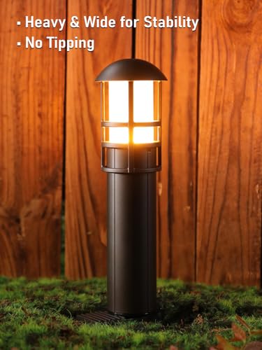 Image of LEONLITE 6-Pack 5CCT Low Voltage Landscape Pathway Lights, 3W, CRI90
