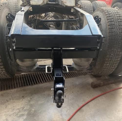 Bulletproof Hitches Trailer Hitch Pintle Attachment Rated To 36,000Lbs (Solid Steel, Black Textured Powder Coat) #TOP6