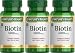 Nature's Bounty Biotin 5000 mcg Liquid Softgels 72 ea (Pack of 3)