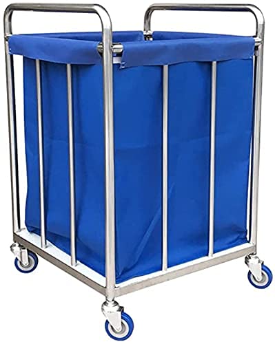 Shelf Movable Trolleys Laundry Cart Removable Bags With Laundry Basket Heavy Duty Linen Cart With Wheels Room Service