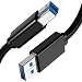 Produktbild USB 3.0 Druckerkabel Scannerkabel, ACAGET USB A auf USB B-Stecker Datenkabel Kompatibel mit HP Canon Epson Dell Lexmark Xerox, SuperSpeed Kabel für Drucker Scanner Externen Festplatten, 5Gbps 1.8M