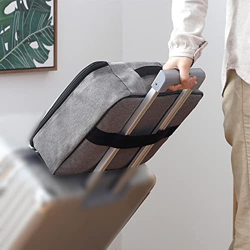 Newmind Organizador de Oxford com cadeado, bolsa de armazenamento multicamada impermeável, bolsa por