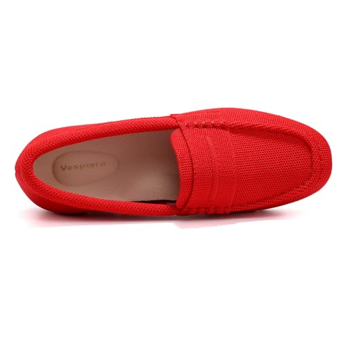 Image of Vespiero Loafers for Women Comfortable Slip on Work Flats Shoes Womens Dressy Casual Walking Shoes