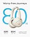 Soundcore Life Q30 by Anker, Hybrid Active Noise Cancelling Headphones, with Travel Case, Multiple Modes, Hi-Res Sound, Custom EQ via App, 50H Playtime, Comfortable Fit, Bluetooth