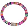 Happyyami 10 STKS Polymeer Klei Armband Heishi Armbanden Puka Shell Armbanden Boheemse Gelaagde Clam Chip Surfer…