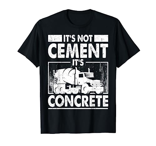 Regalo divertido de la camisa del trabajador del concreto y del trabajador del concreto Camiseta