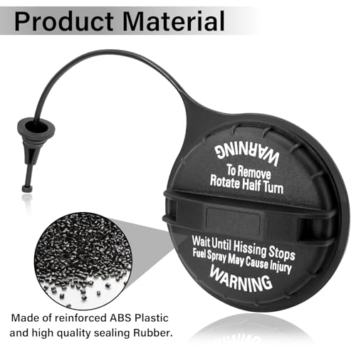 Image of Gas Cap, Fuel Cap Replace FC920 F4TZ-9030-C for 1983-2008 Ford Bronco Ranger Explorer Windstar Aerostar Excursion F150 F250 HD F350 Super Duty Truck E150 E250 E350 Econoline Club Wagon Fuel Tank Caps