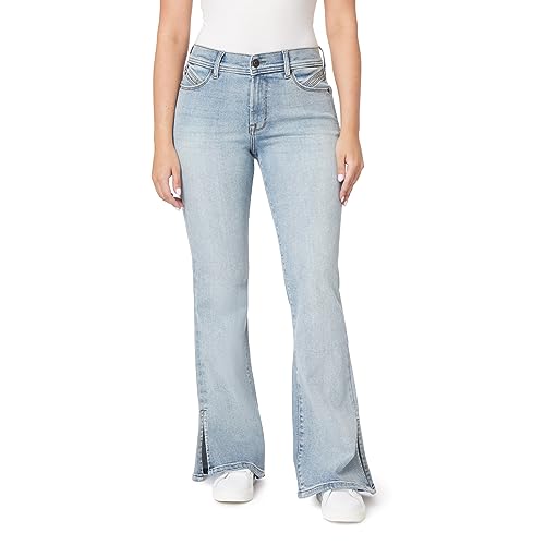 Jean pour femme kensie à fente latérale évasée silhouette élancée taille 0-14
