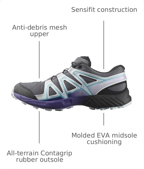 Image of Salomon Kids Speedcross J Unisex Trail Running Shoe