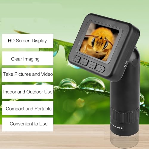 Microscopio Digital Portátil LiebeWH para Exploración de Niños en Parques y Laboratorios Caseros 2