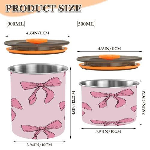 ATTX recipiente café acero inoxidable 500ml rosa miniatura 2
