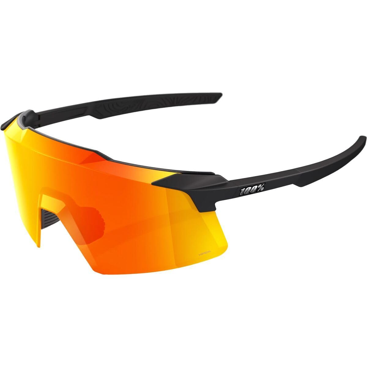 100% Aerocraft Cycling Sunglasses - Soft Tact Black