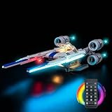 LocoLee Licht Set Kompatibel mit Lego 75399 Rebel U-Wing Starfighter (Kein Lego-Set), Fernbedienung Dekorative Beleuchtung Set Compatible with Lego 75399 Rebel U-Wing Starfighter