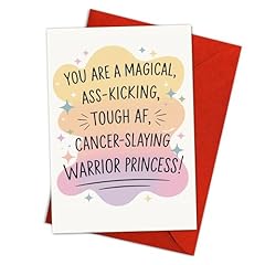 Cancer-Slaying Warrior Princess Card