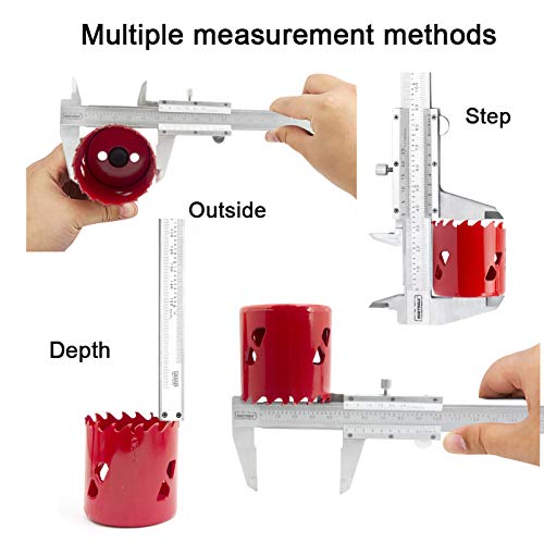 Nortools Professional Vernier Caliper Stainless Steel For Inside, Outside, Depth And Step Measurements,6 Inch/150Mm/0.001"/0.02Mm-Strictly Qc Pc By Pc #TOP5